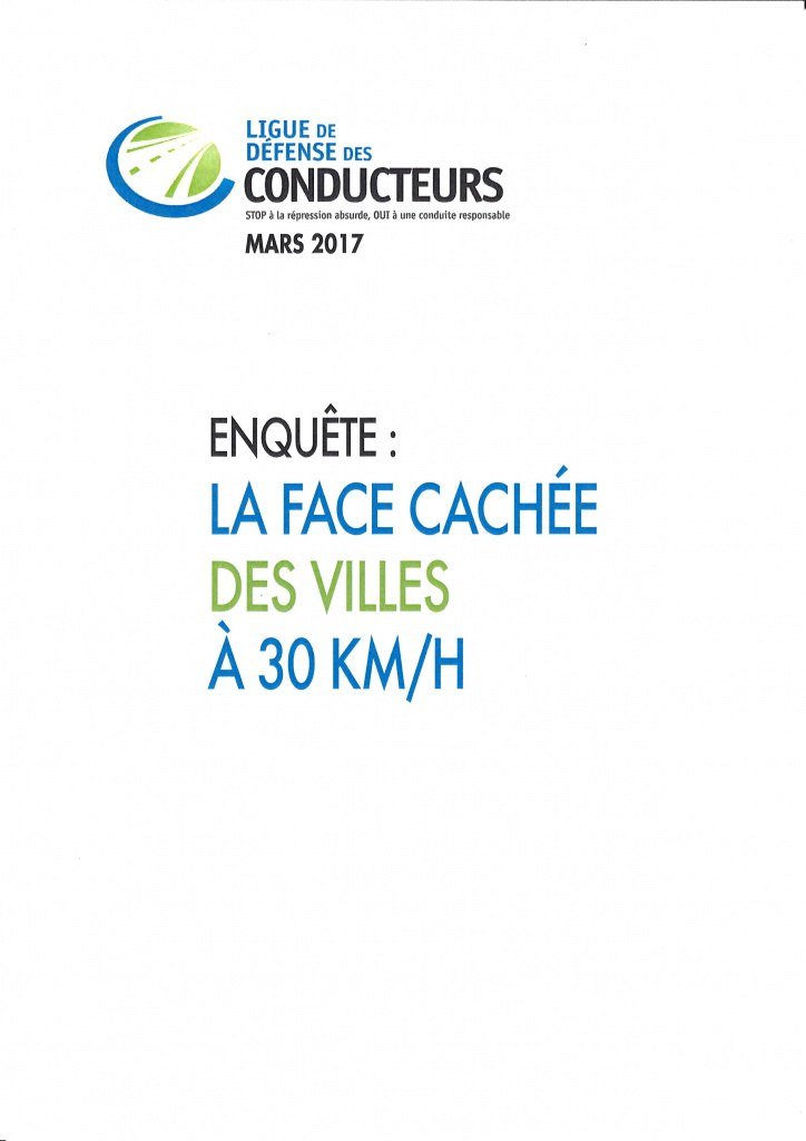 La face cachée des villes à 30 km/h Image